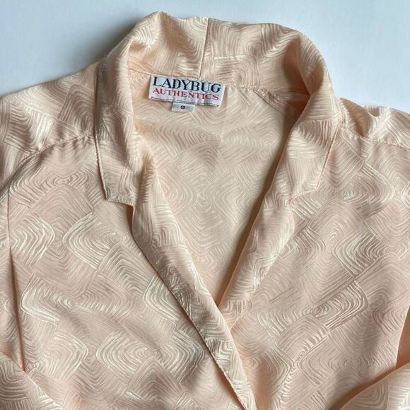 Vintage peach blouse - Picture 3 of 8